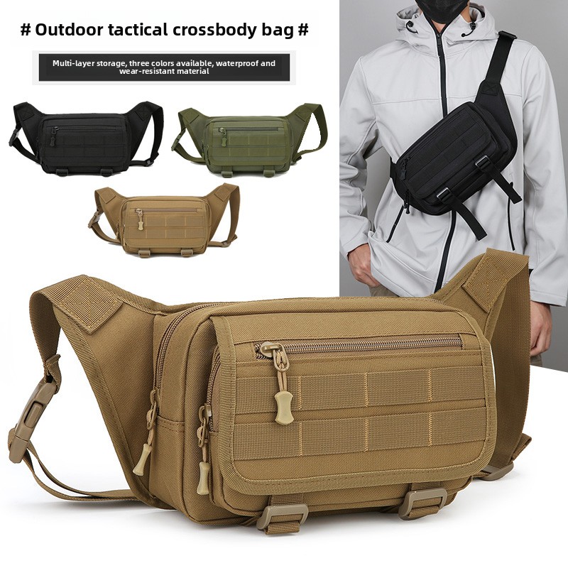 Outdoor Sport Bag - Taktische Gürteltasche für Herren, Nylon-Hüfttasche, große