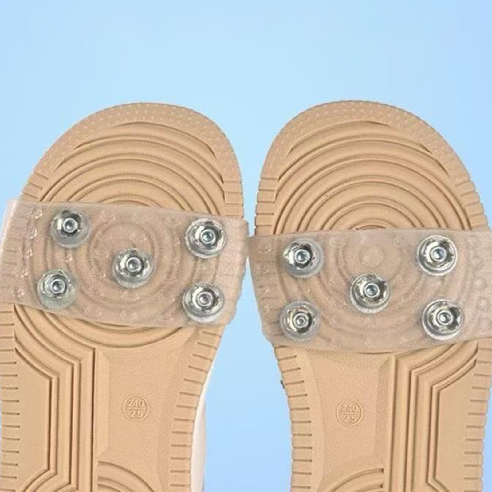 Climbing Shoe Beginner - Schneekrallen Transparente Rutschfeste Schuhklemmen Schneeschuhgriffe für