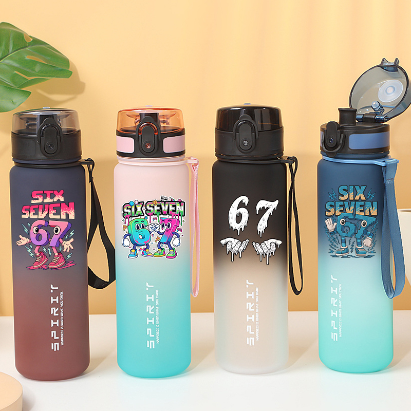 Outdoor Sport Games For Kids - Steal A Brainrot Sport-Wasserflasche 800ml Six