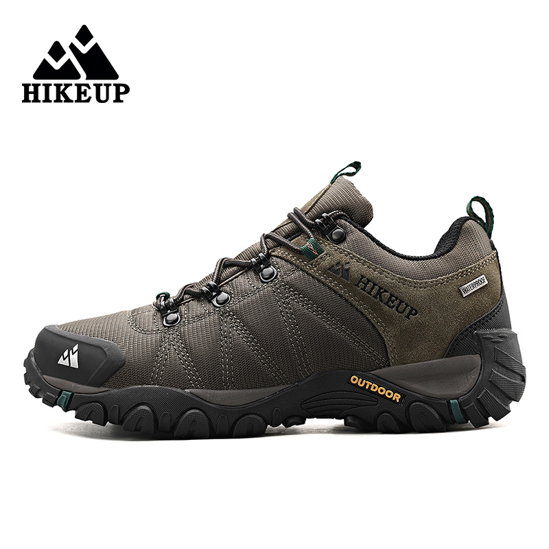Climbing Shoe Beginner - HIKEUP Rutschfeste Herren-Wanderschuhe, atmungsaktiv, verschleißfest, spritzwassergeschützt,