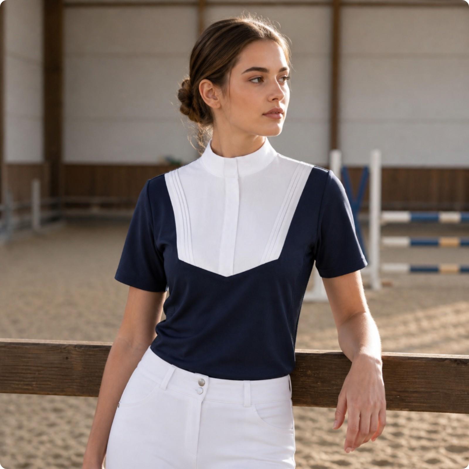 Damen Leichtes Reit-T-Shirt mi – Polo Shirt Equestrian Bewertung und Preis