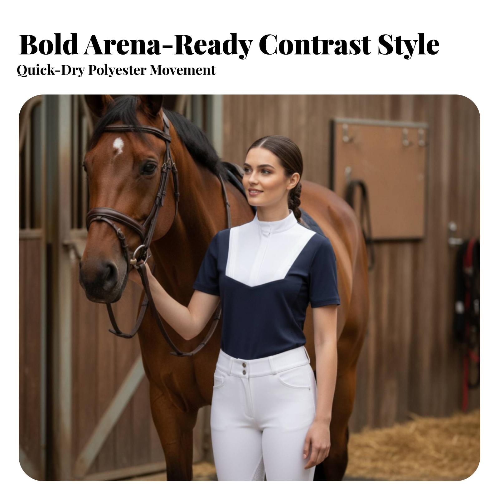 Damen Leichtes Reit-T-Shirt mi – Polo Shirt Equestrian Bewertung und Preis